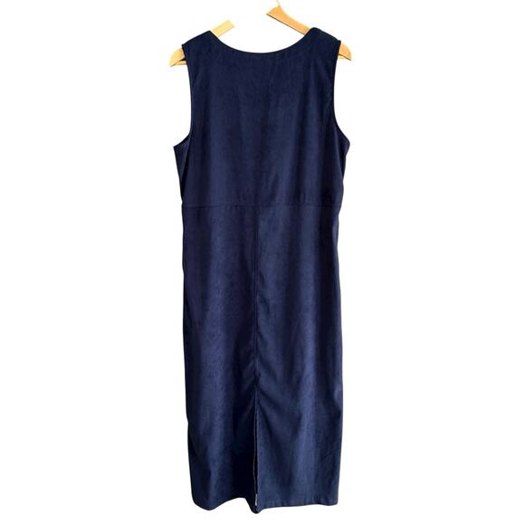 Vintage Bobbie Brooks Tank Dress Navy Dog Granny Cottage Y2K Women's M - Picture 7 of 12